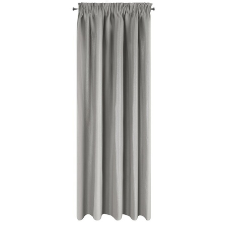 ZASŁONA GOTOWA AGGIE NA TAŚMIE 140 X 270 CM CIEMNOBEŻOWY