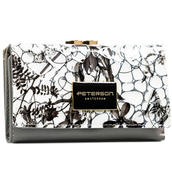 Portfel damski skóra naturalna skórzany Peterson