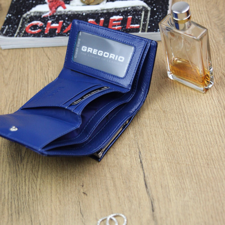 Portfel damski skórzany skóra naturalna Gregorio 