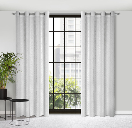 ZASŁONA GOTOWA ISLA 140 X 250 CM BIAŁY