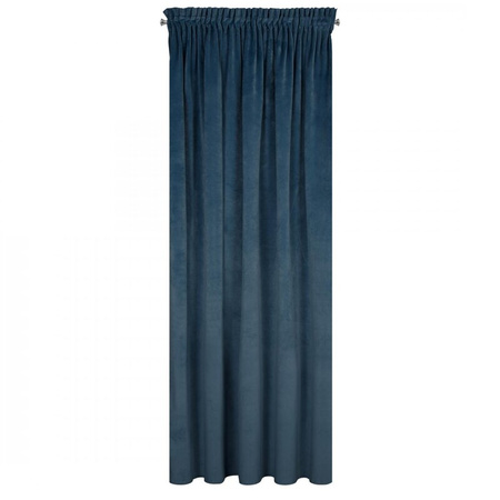 ZASŁONA GOTOWA VILLA NA TAŚMIE 140 X 270 CM GRANATOWY