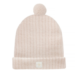 Czapka Dziecięca Zimowa beżowy WINTER 24/25 128/140