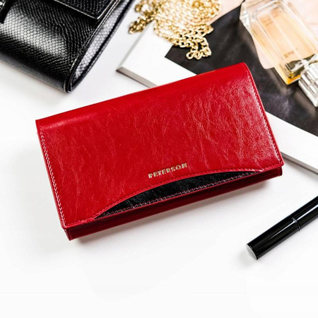 Portfel damski skórzany skóra naturalna  Peterson