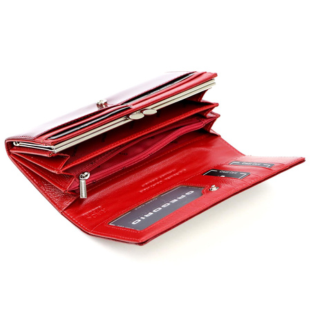 Portfel damski skórzany skóra naturalna Gregorio