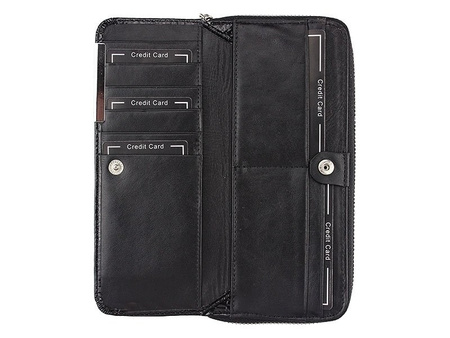 Portfel damski skórzany skóra naturalna Gregorio 