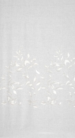 FIRANA GOTOWA ESTELLA 140 X 250 CM BIAŁY