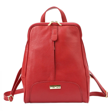 Plecak damski skórzany skóra naturalna MiaMore