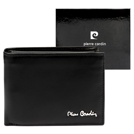 Portfel męski skórzany skóra naturalna Pierre Cardin