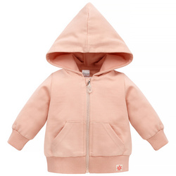 BLUZA ROZPINANA Z KAPTUREM SUMMER GARDEN ROZOWY 116