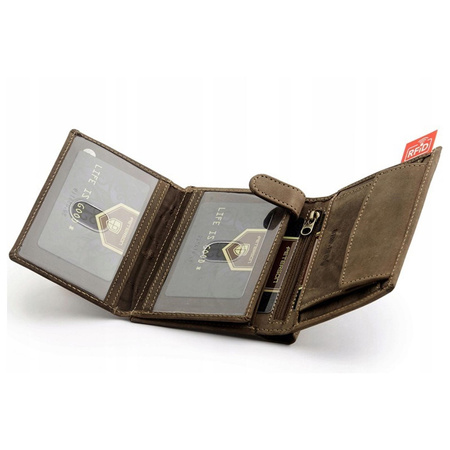 Portfel męski skórzany skóra naturalna  Peterson