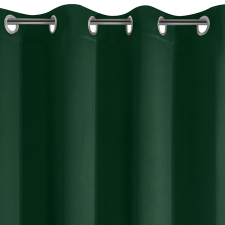ZASŁONA GOTOWA LOGAN 140 X 175 CM CIEMNOZIELONY