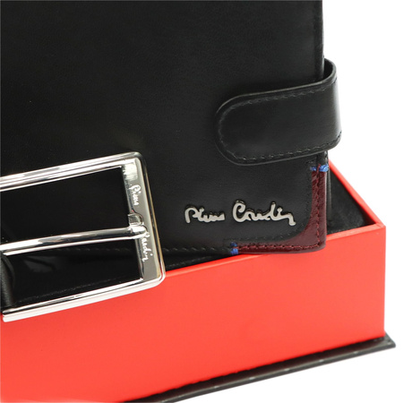 Zestaw na prezent dla mężczyzny portfel i pasek męski skórzany Pierre Cardin