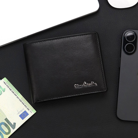 Portfel męski skórzany skóra naturalna Pierre Cardin