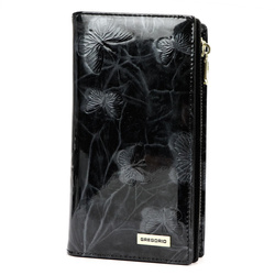 Portfel damski skórzany skóra naturalna Gregorio