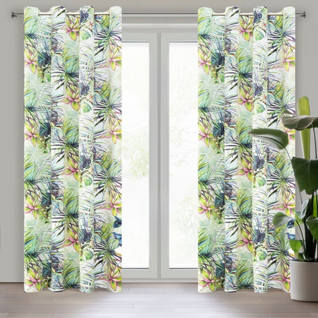 ZASŁONA GOTOWA ROMMY 140 X 250 CM BIAŁY