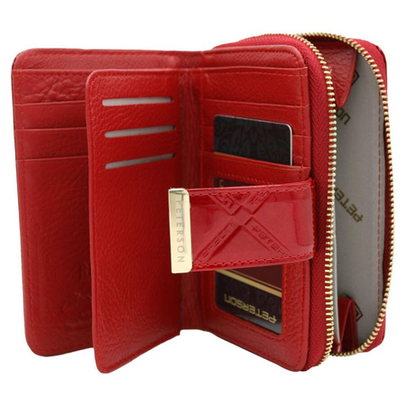 Portfel damski skórzany skóra naturalna  Peterson