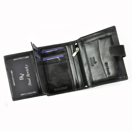 Portfel męski skórzany skóra naturalna Rovicky 