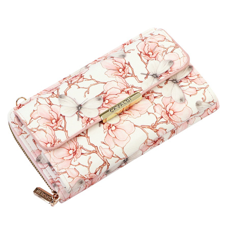 Portfel damski skórzany skóra ekologiczna Cavaldi 