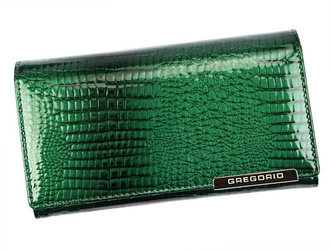 Portfel damski skórzany skóra naturalna Gregorio