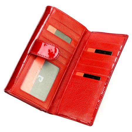 Portfel damski skórzany skóra naturalna Pierre Cardin