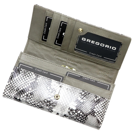 Portfel damski skórzany skóra naturalna Gregorio 