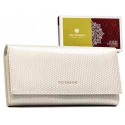 Portfel damski skóra naturalna skórzany Peterson
