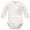 Body niemowlęce z długim rękawem wyprawka Lilian ecru Pinokio 