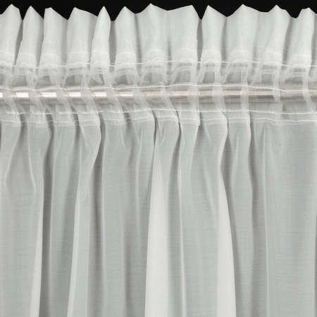 FIRANA GOTOWA KATHY NA TAŚMIE 140 X 270 CM BIAŁY