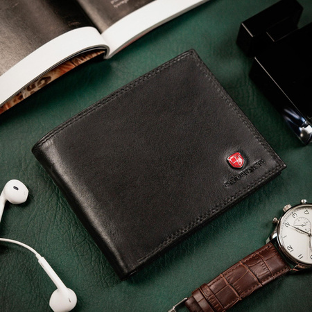 Portfel męski skórzany skóra naturalna  Peterson