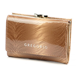 Portfel damski skóra naturalna skórzany Gregorio
