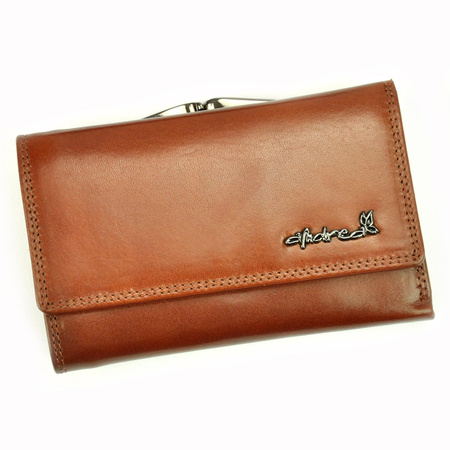 Portfel damski skórzany skóra naturalna Andrea