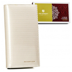 Portfel damski skóra naturalna skórzany Peterson