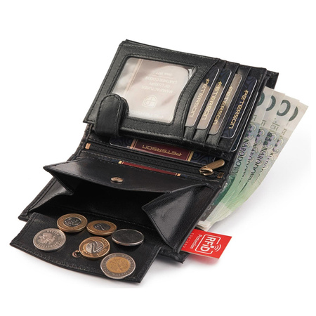 Portfel męski skórzany skóra naturalna  Peterson