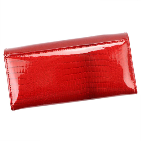 Portfel damski skórzany PELLUCCI 6019 Czerwony