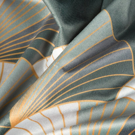 ZASŁONA GOTOWA D91 GINA 140 X 250 CM STALOWY