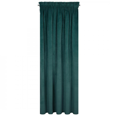 ZASŁONA GOTOWA VILLA NA TAŚMIE 140 X 270 CM CIEMNOTURKUSOWY