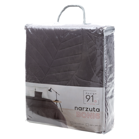 NARZUTA D91 BONI 6 170 X 210 CM GRAFITOWY