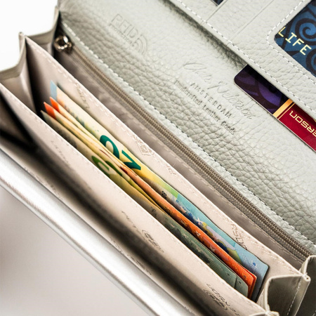 Portfel damski skóra naturalna skórzany Peterson