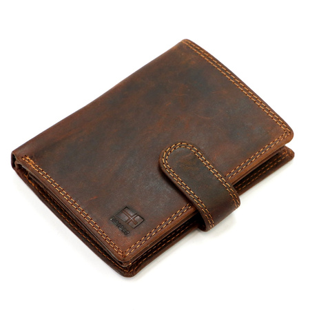 Portfel męski skórzany skóra naturalna Nordee