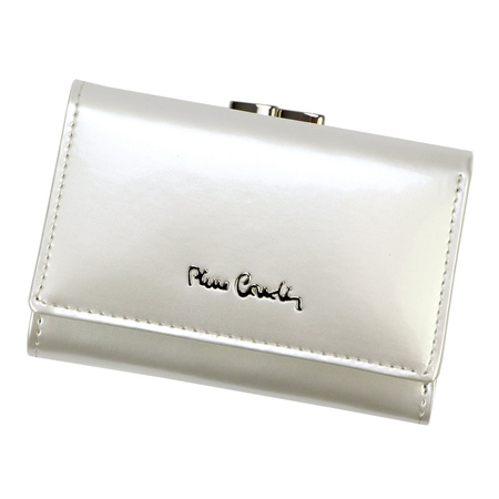 Portfel damski skóra naturalna + skóra ekologiczna Pierre Cardin