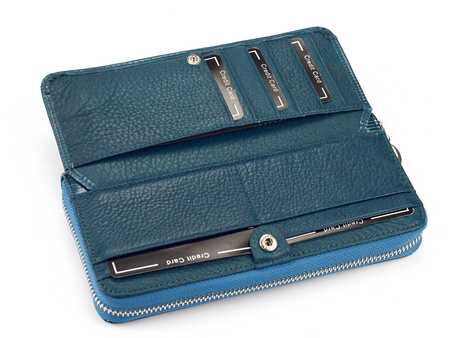 Portfel damski skórzany skóra naturalna Gregorio 