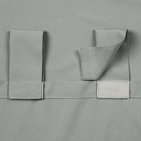 ZASŁONA GOTOWA GARDEN NA SZELKACH 155 X 240 CM SREBRNY