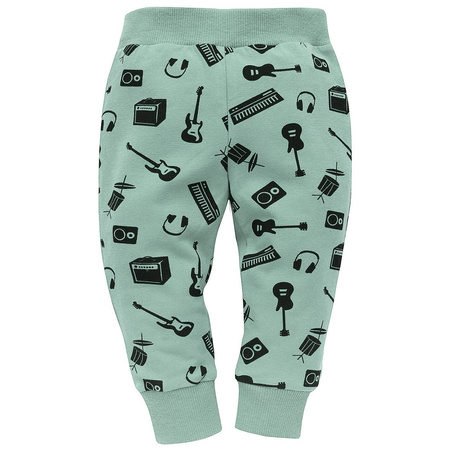 Legginsy LETS ROCK zielony,rock 68