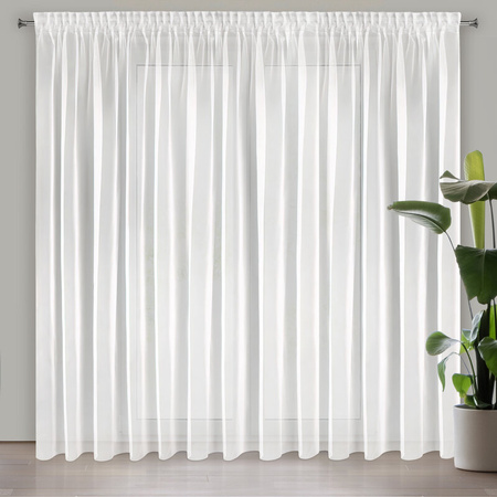 FIRANA GOTOWA ESEL NA TAŚMIE 400 X 250 CM BIAŁY