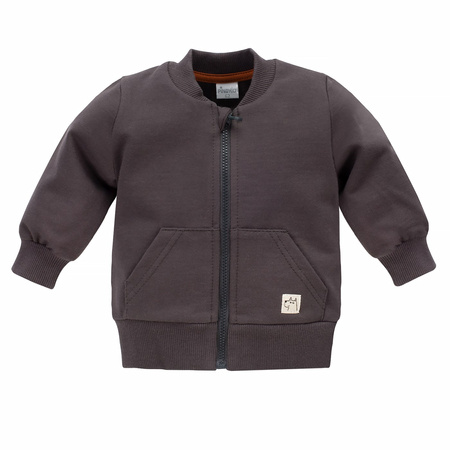 Bluza rozpinana dresowa z długim rękawem dla chłopca Olivier Pinokio 