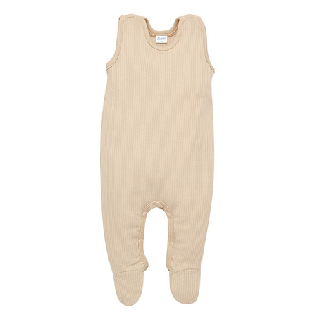 Śpiochy niemowlęce LOVELY DAY BEIGE beżowy,prążek 68