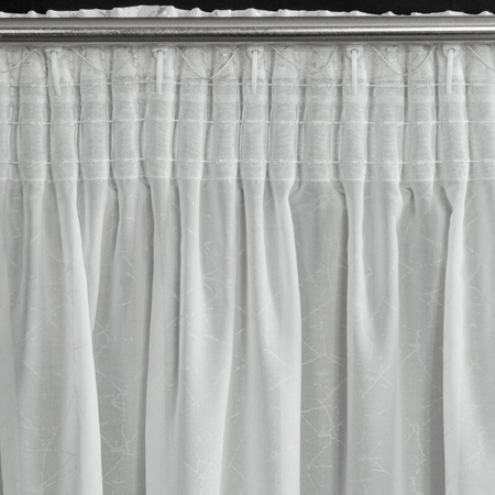 FIRANA GOTOWA ROXI NA TAŚMIE 140 X 270 CM BIAŁY