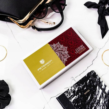 Portfel damski skórzany skóra naturalna  Peterson