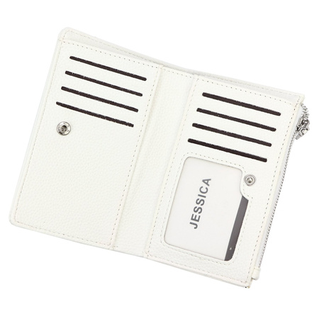 Portfel damski skórzany skóra ekologiczna Jessica 