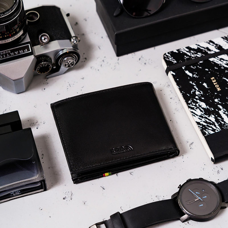 Portfel męski skórzany skóra naturalna  Peterson